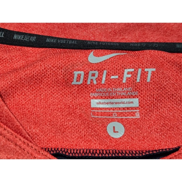 Nike Dri-Fit Soccer Jersey France French Football Federation Red Men's L - Picture 2 of 7